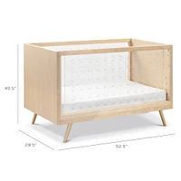 Nifty Clear 3-in-1 Crib -Natural Birch
