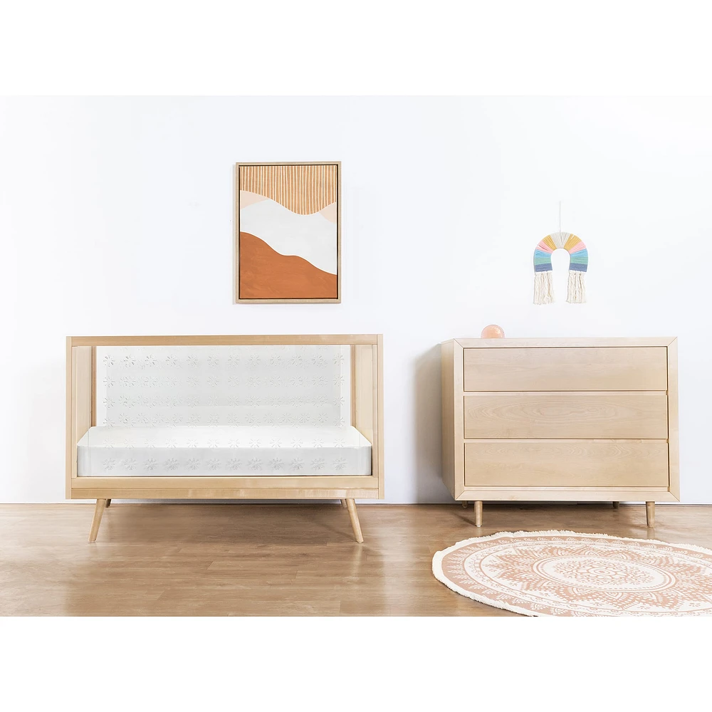 Nifty Clear 3-in-1 Crib -Natural Birch