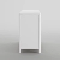 Commode 6 Tiroirs Milano - Blanc
