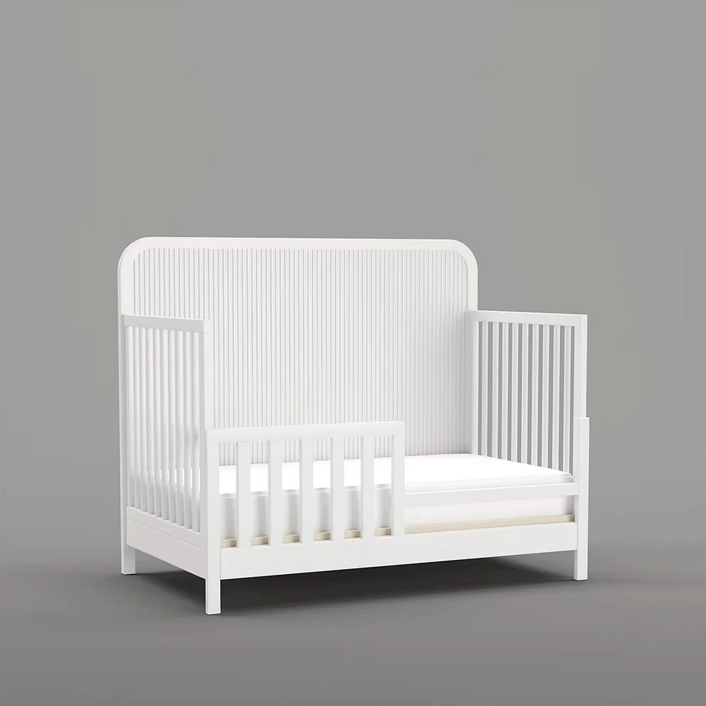 Toldder  Bed Rail for  Milano Crib  -White 