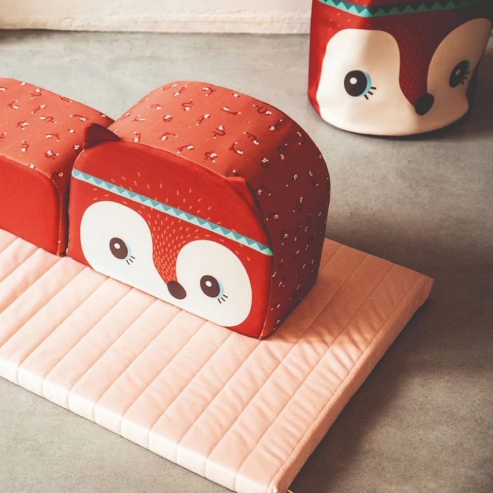 Pouf Modulable - Alice la Renarde