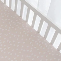 Crib Fitted Sheet - Rainbow