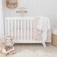 Crib Fitted Sheet - Rainbow