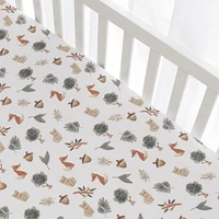 Drap Contour pour Lit de Bébé - Forêt