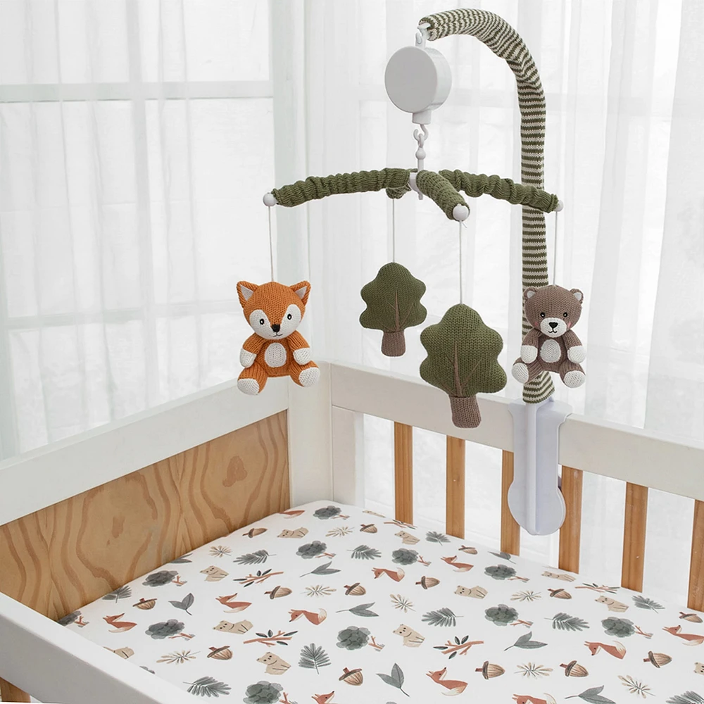 Drap Contour pour Lit de Bébé - Forêt