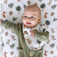 Drap Contour pour Lit de Bébé - Forêt