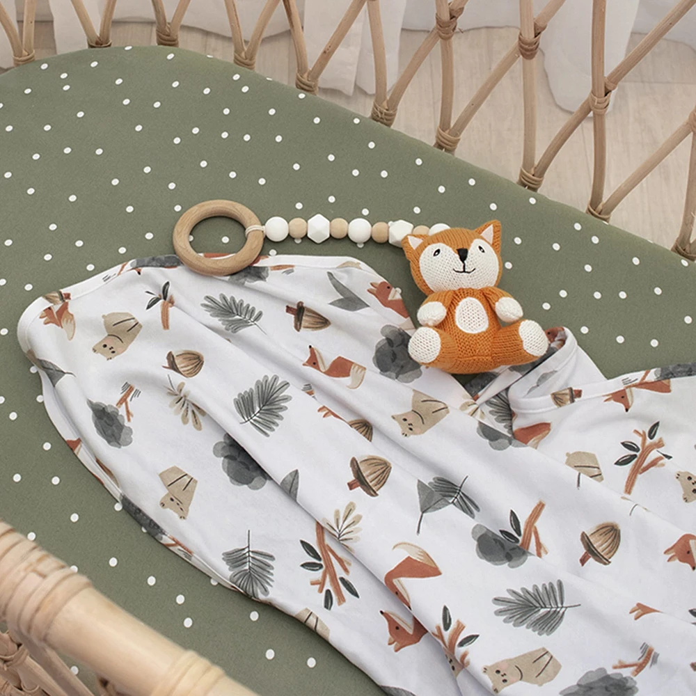 Swaddle Blanket (2) Jersey - Forest