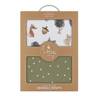 Swaddle Blanket (2) Jersey - Forest