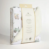 Jersey Sherpa Blanket - Tractor Ride