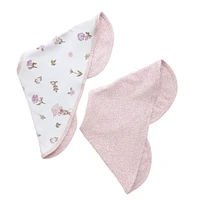 2-pack Burp Cloth - Mushroom House