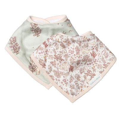 Bavoirs Bandana Mousseline Paquet de 2