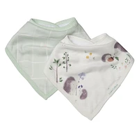 Muslin Bandana Bib Set