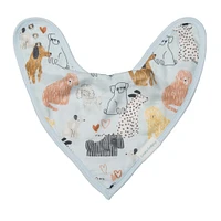 Muslin Bandana Bib Set - Puppies