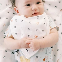 Muslin Bandana Bib Set - Puppies