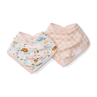 Muslin Bandana Bib Set