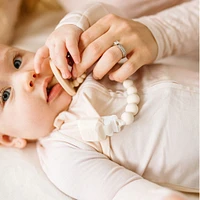 Silicone Pacifier Clip - Coconut