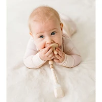 Silicone Pacifier Clip - Coconut