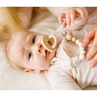 Silicone Pacifier Clip - Coconut
