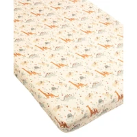 Drap Contour pour Lit de Bébé - Mousseline Bambou Baby Dinomite