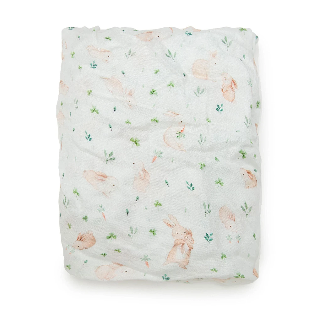 Bamboo Muslin Fitted Crib Sheet