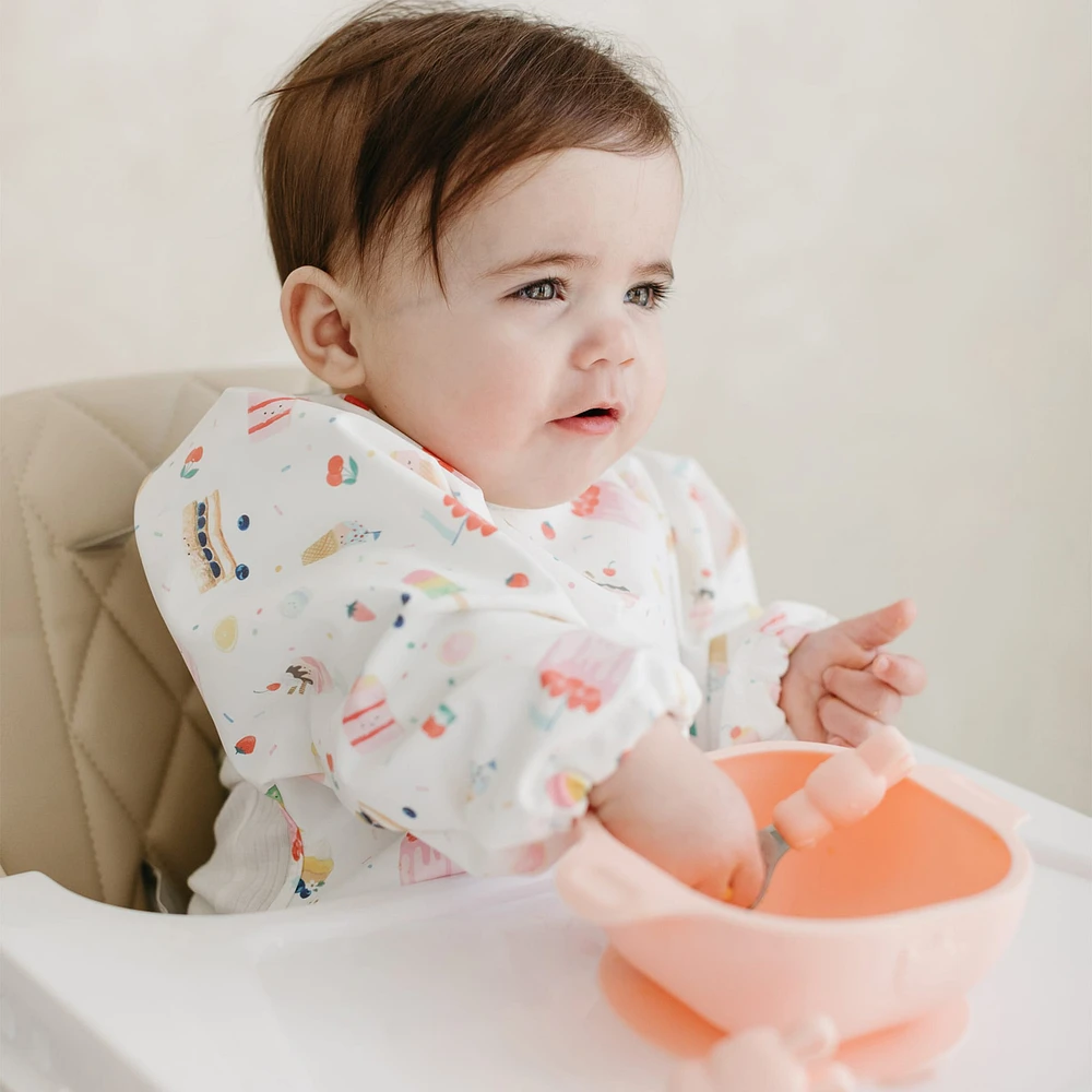 Long Sleeves Waterproof Bib - Sweet Treats