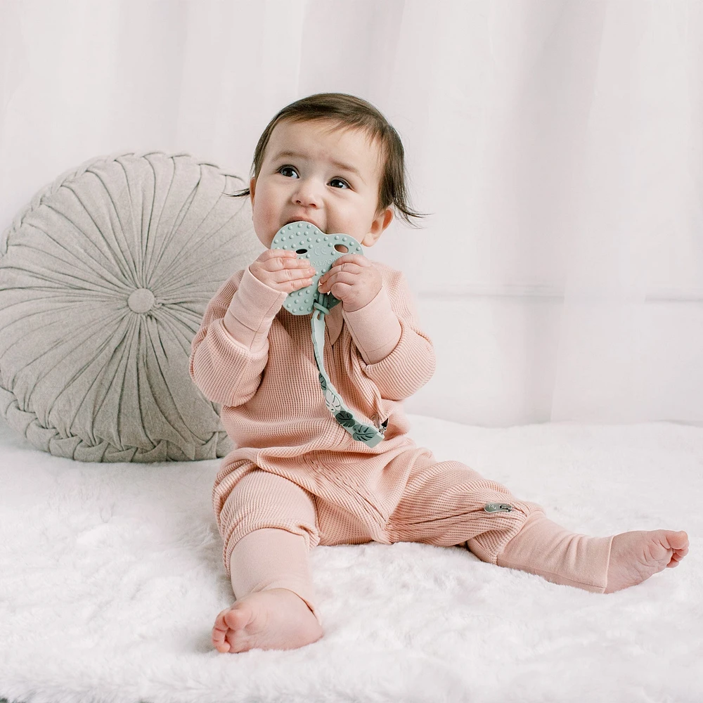 Silicone Teether - Monstera Mint