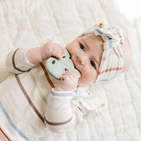 Silicone Teether - Monstera Mint