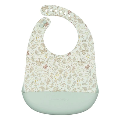 Silicone Bib - Hedgehog Forest