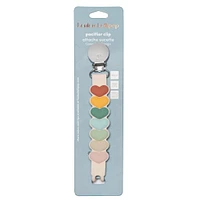 Silicone Pacifier Clip - Sweetheart Multi