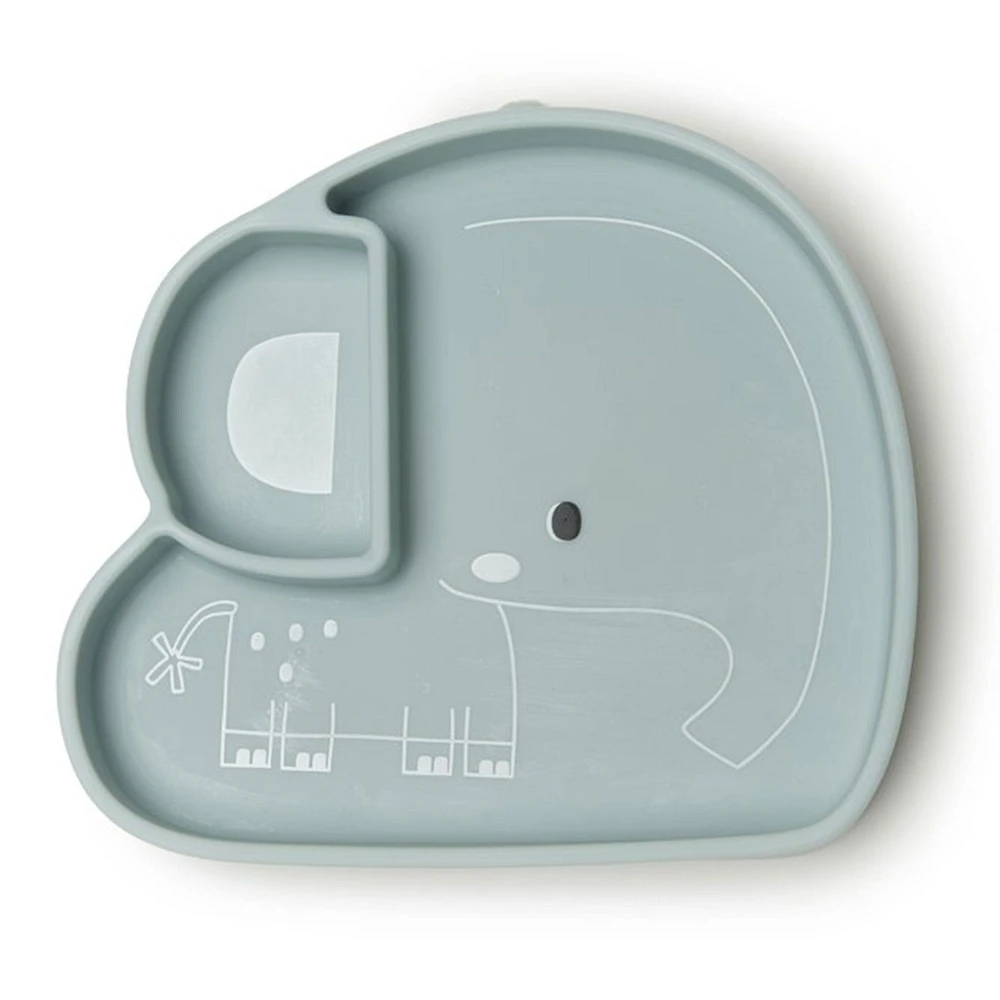 Silicon Snack Plate - Elephant