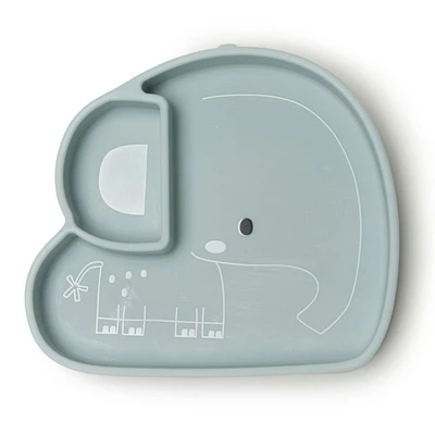 Silicon Snack Plate - Elephant