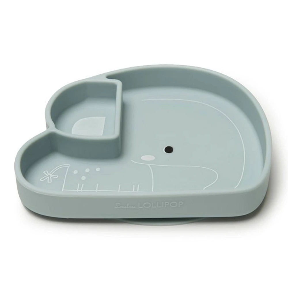 Silicon Snack Plate - Elephant
