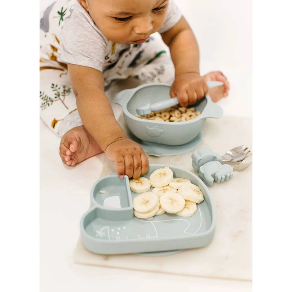 Silicon Snack Plate - Elephant