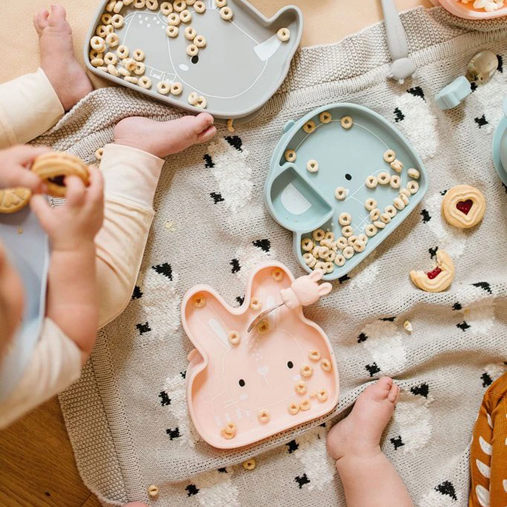 Silicon Snack Plate - Elephant