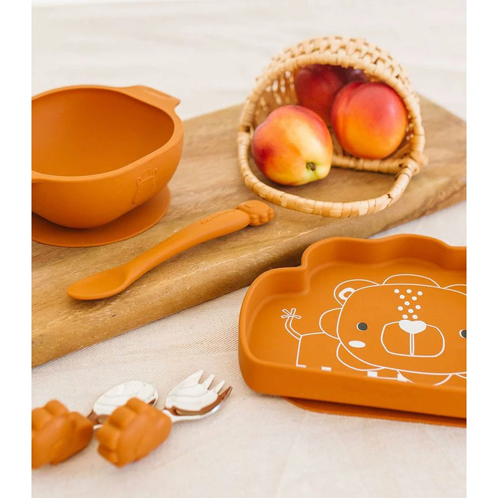 Assiette en Silicone - Lion
