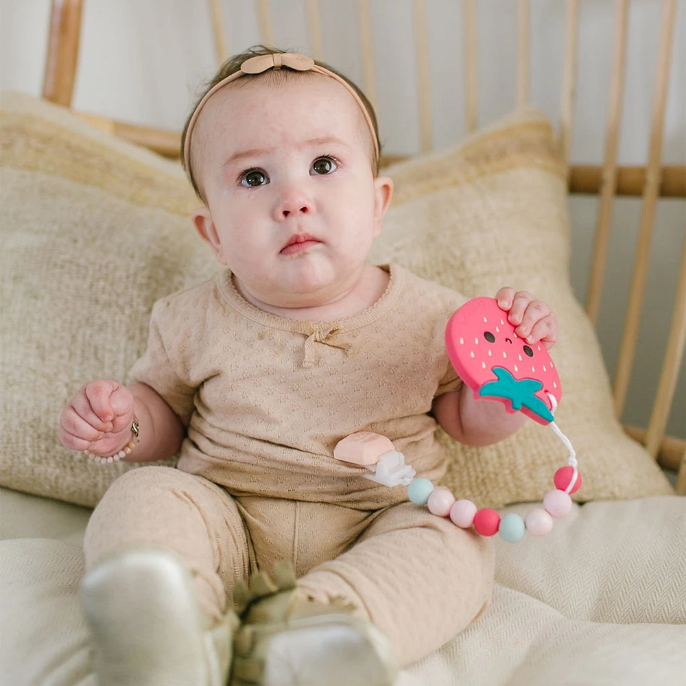 Silicone Teether - Straberry