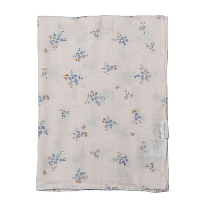 Bamboo Muslin Swaddle Blanket - Ditsy Floral