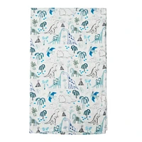 Couverture Mousseline Bambou - Dinosaures