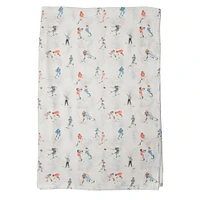 Bamboo Muslin Swaddle Blanket - Football