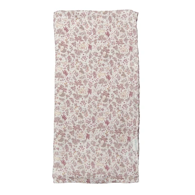 Bamboo Muslin Swaddle Blanket - Hedgehog Forest