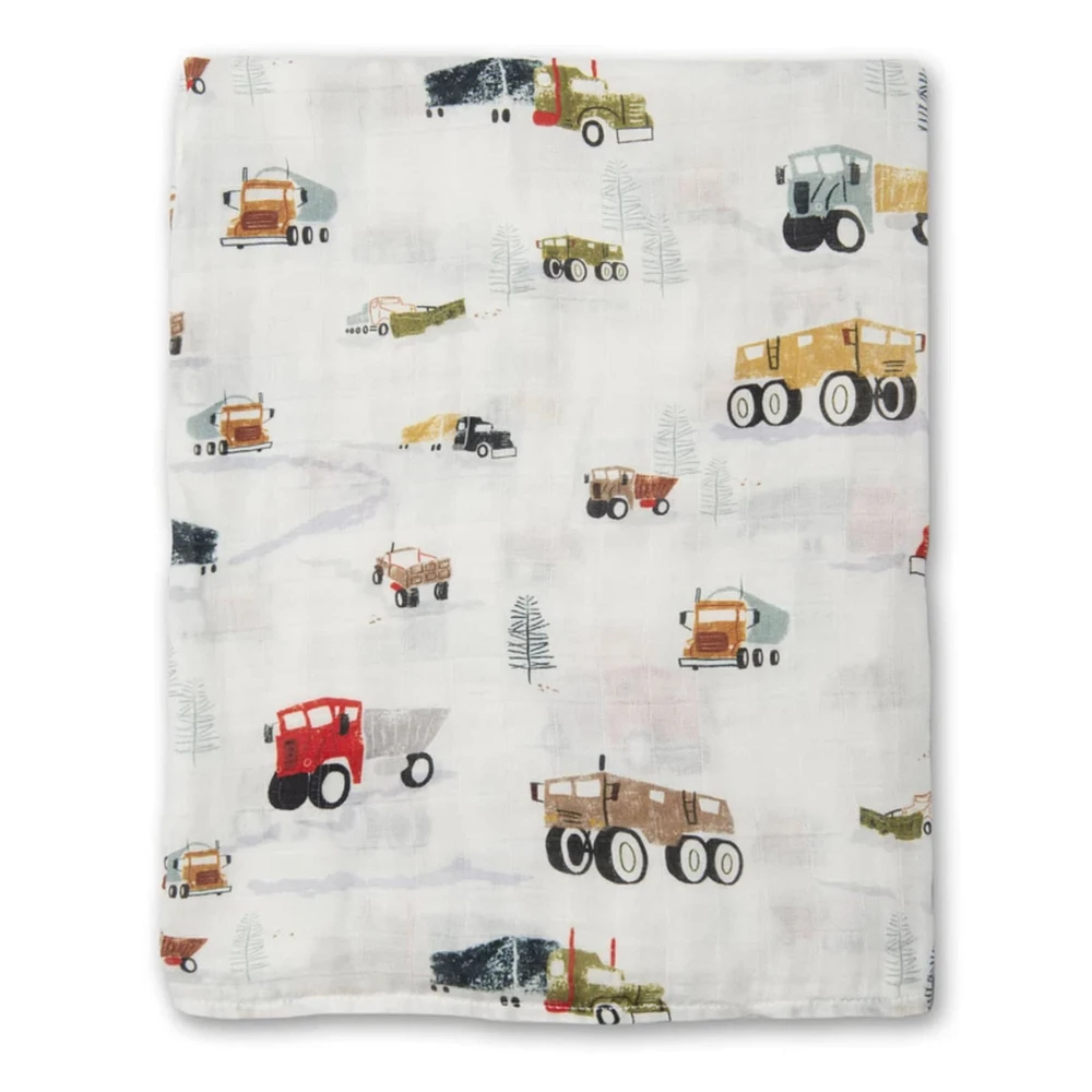 Couverture Mousseline Bambou - Camion