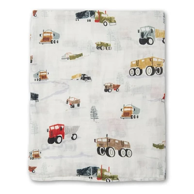 Couverture Mousseline Bambou - Camion