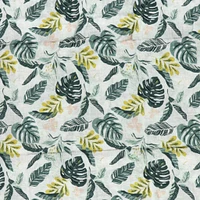 Bamboo Muslin Swaddle Blanket - Jungle Leaves