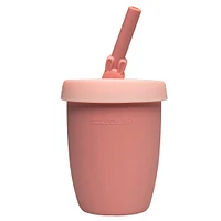 Kids Silicone Cup with Straw - Bunny
