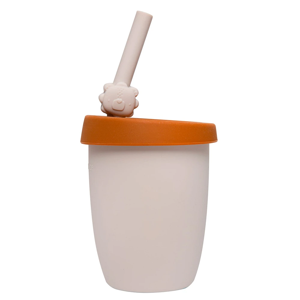 Kids Silicone Cup with Straw