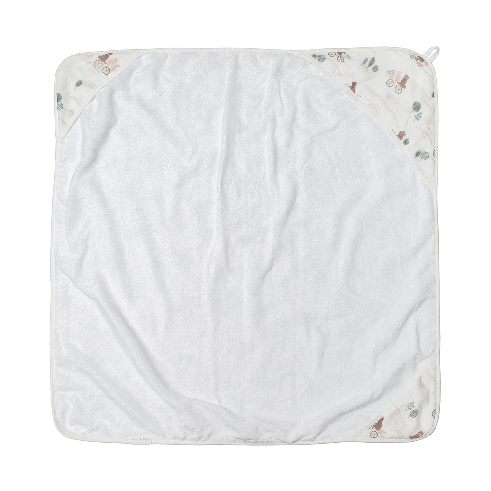 Hooded Towel Set - Bears on Bike