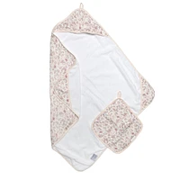 Hooded Towel Set - Hedgehog Forest