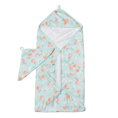 Hooded Towel Set - Peaches