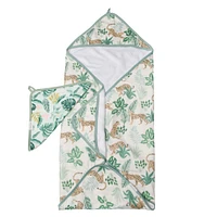 Hooded Towel Set - Jungle