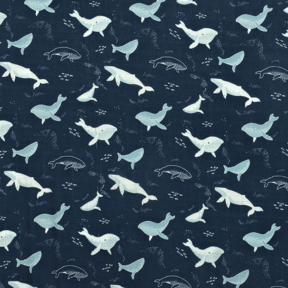 Hooded Towel Set - Whales